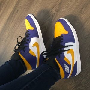 Laker Air Jordans/ Minnesota Vikings
